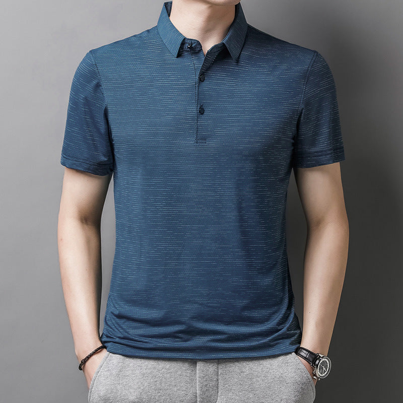 Summer New Short-Sleeved Polo Shirt Men - WOMONA.COM