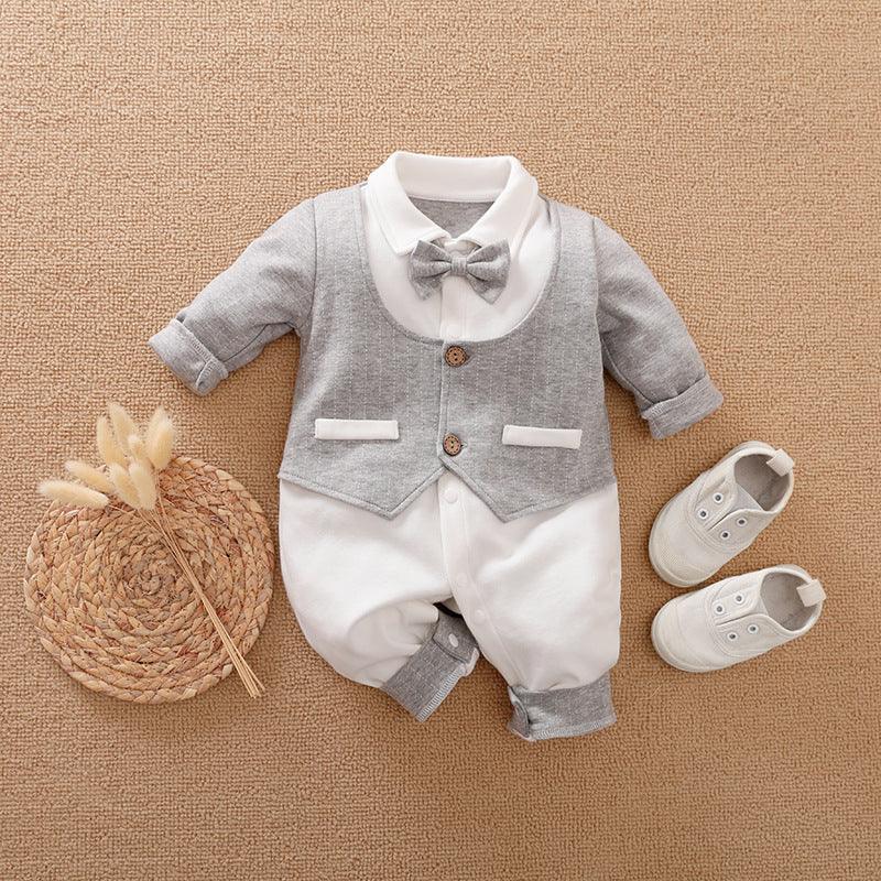 Gentleman's Baby Clothes Romper - WOMONA.COM