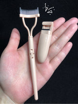 Eyelash Steel Comb Detail Partial Eyelash Curler Combination - WOMONA.COM