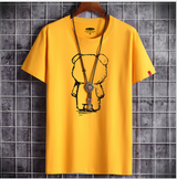 Mens Casual Bear Anime T Shirt - WOMONA.COM