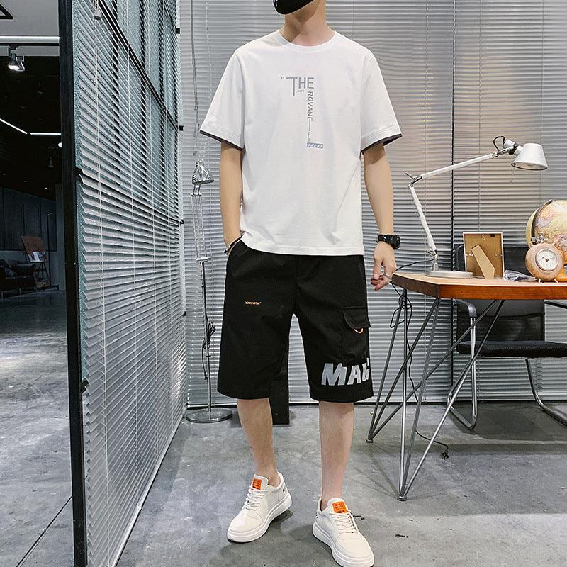 Korean Style Short Sleeve T-shirt - WOMONA.COM