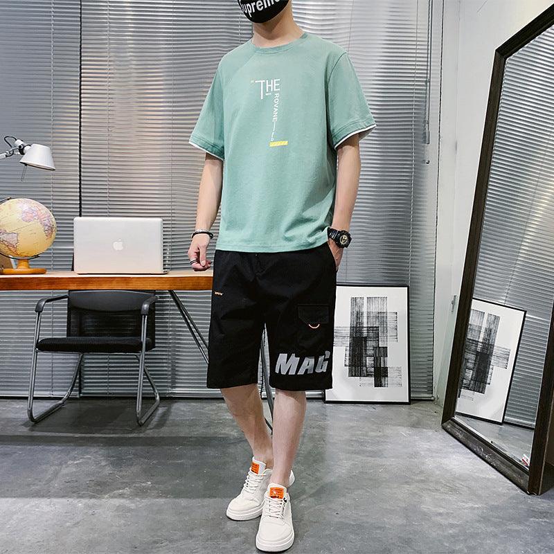 Korean Style Short Sleeve T-shirt - WOMONA.COM