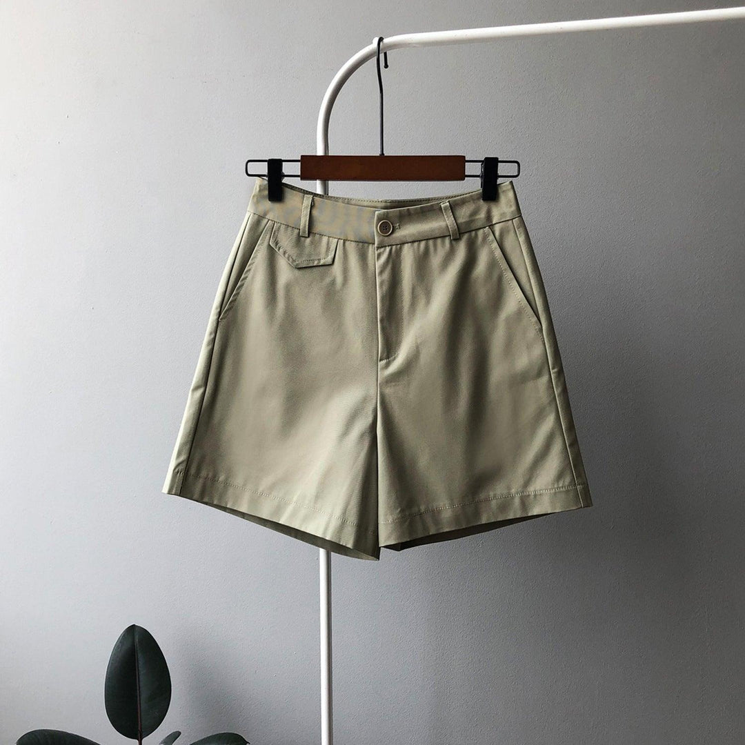 Slim Temperament Casual Commuter Shorts Women - WOMONA.COM