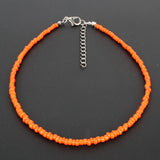 Bohemian Short Rice Bead Necklace - WOMONA.COM