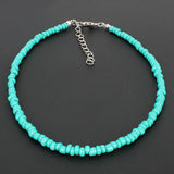 Bohemian Short Rice Bead Necklace - WOMONA.COM