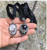 Fashionable Personality Women's Bat Flannel Necklace - WOMONA.COM