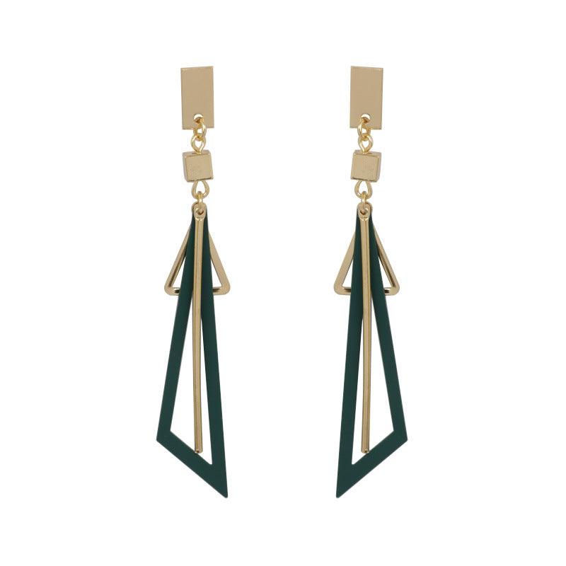 Metal Leaf Earrings Five Colours