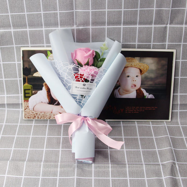 Carnation Rose Bouquet Creative Gift Valentine's Day - WOMONA.COM