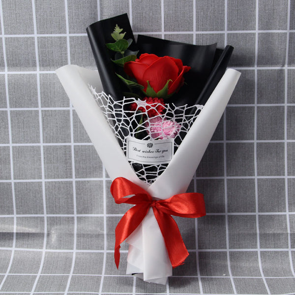 Carnation Rose Bouquet Creative Gift Valentine's Day - WOMONA.COM