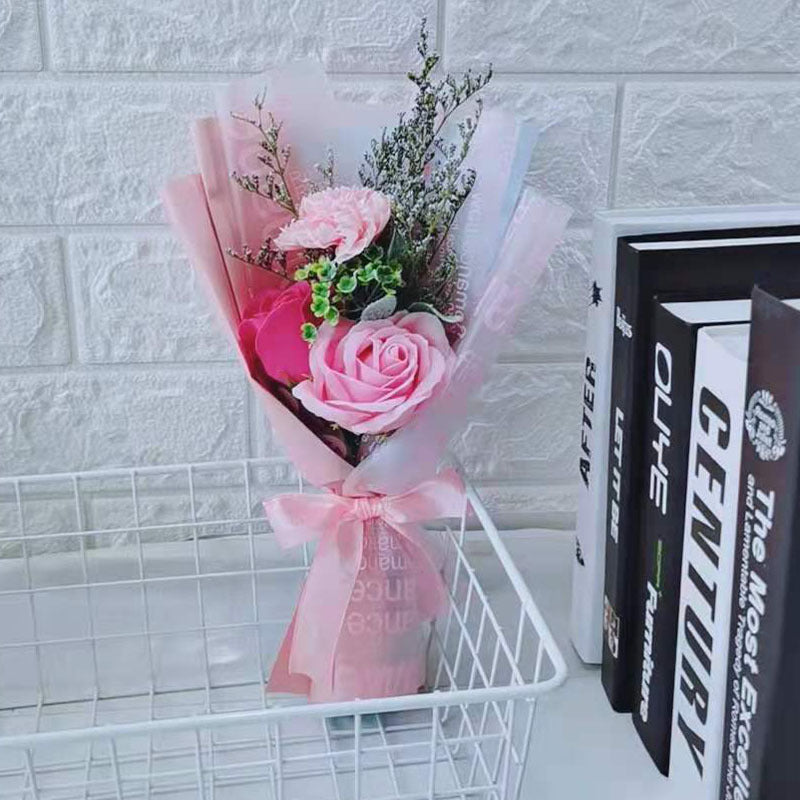 Carnation Rose Bouquet Creative Gift Valentine's Day - WOMONA.COM