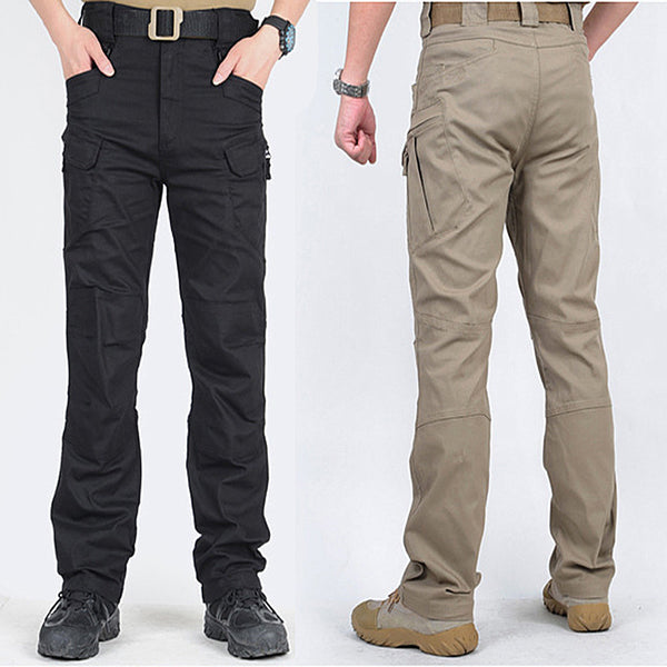 Cotton Multi-pocket Casual Tactical Cargo Pants Men Hard-wearing Shorts - WOMONA.COM