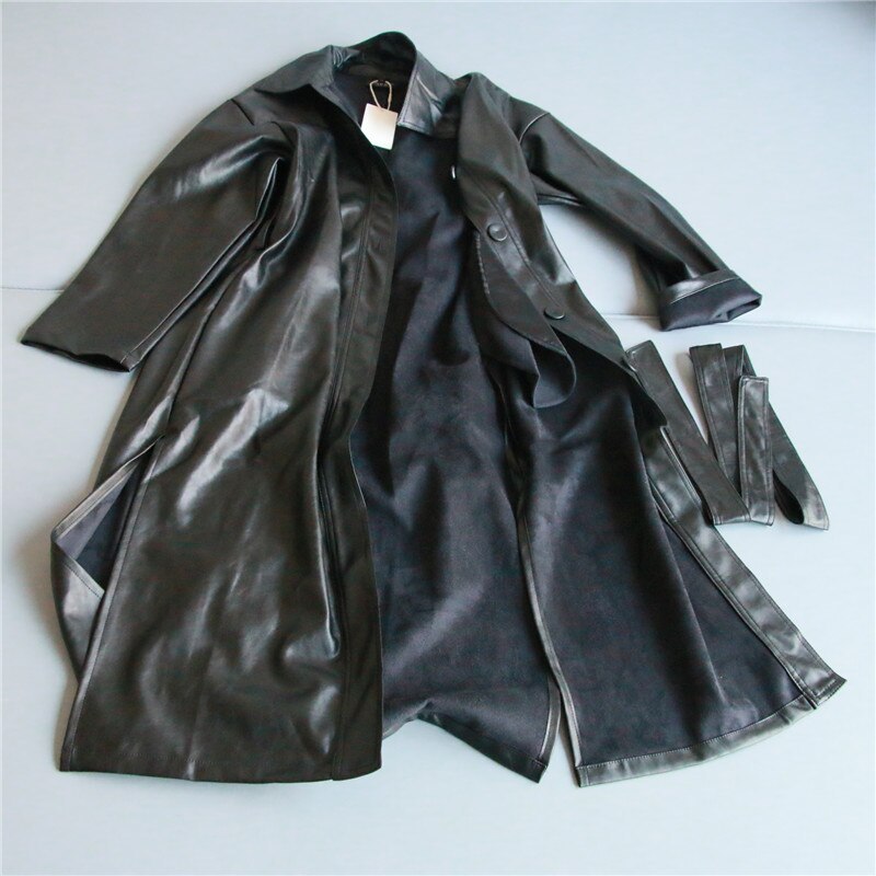 PU leather windbreaker motorcycle jacket coat