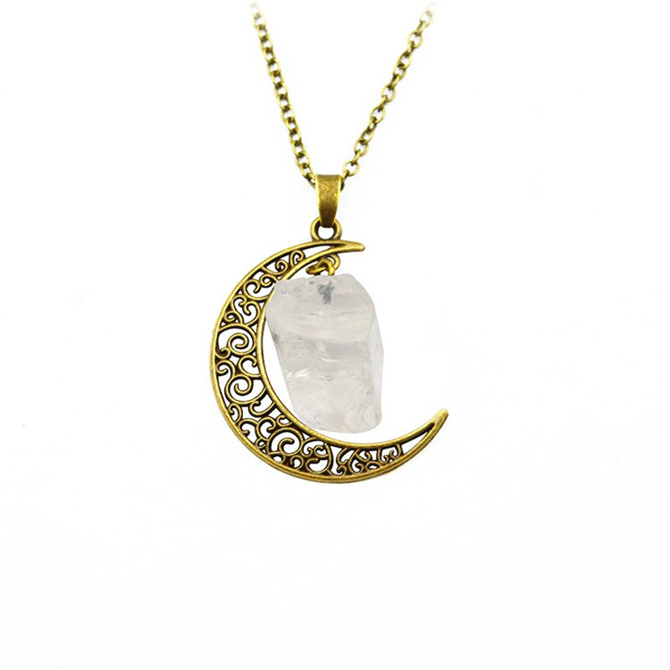 Moon necklace - WOMONA.COM