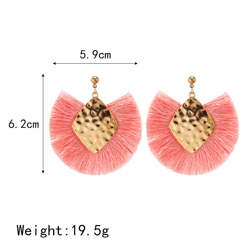 Exaggerated Bohemian fashion earrings - WOMONA.COM