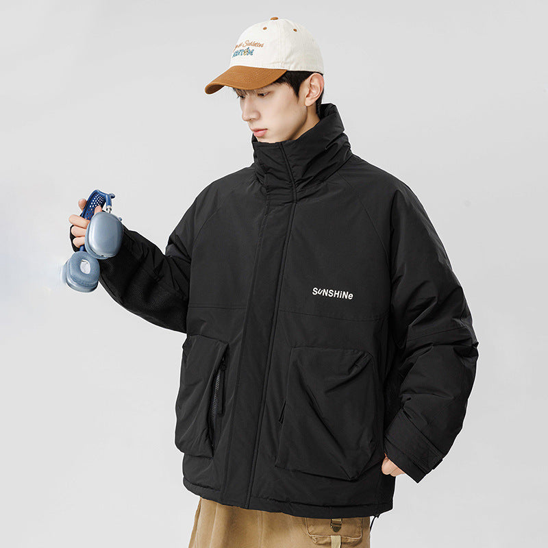 Thick Windproof Shell Jacket Oversized Loose Coat - WOMONA.COM