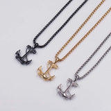 Anchor necklace - WOMONA.COM