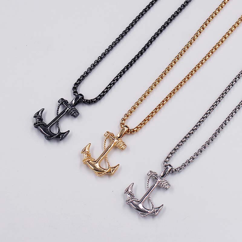 Anchor necklace - WOMONA.COM