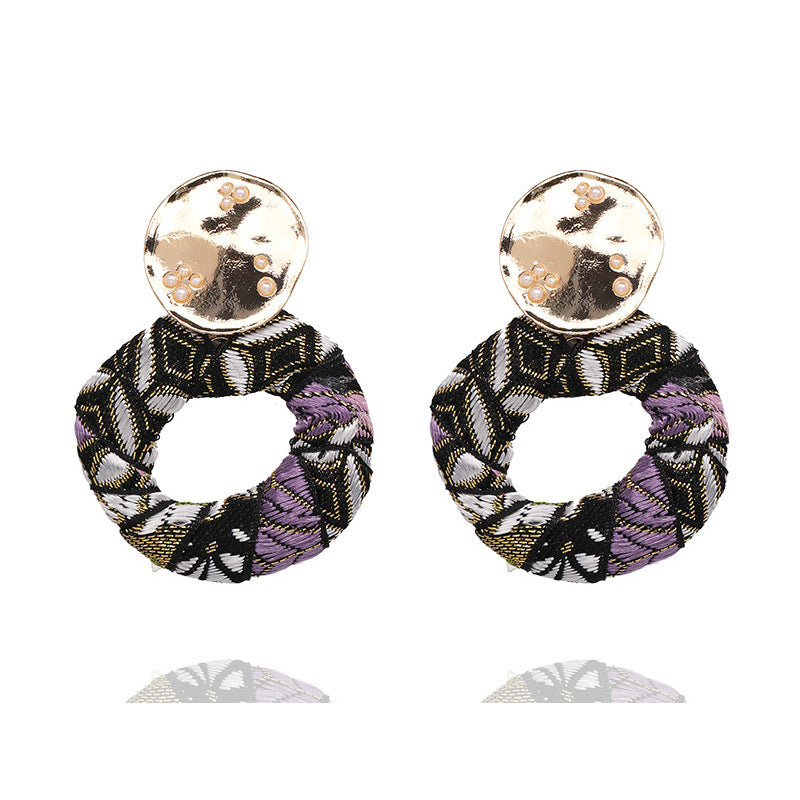 Cloth Women's Pearl Earrings - WOMONA.COM