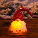 Christmas Forester Gnome LED Doll Light Tree Decoration Hanging Pendant - WOMONA.COM