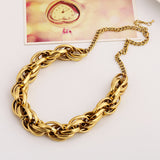 Big-name retro short necklace necklace - WOMONA.COM