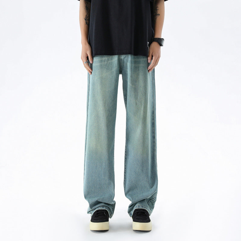 All-matching Fashion Brand Loose Straight Long Pants - WOMONA.COM