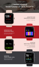 1.69 Inch 300mAh Multiple Sports Modes And Multiple Languages Watch - WOMONA.COM