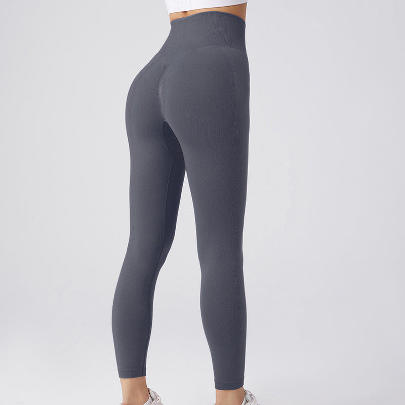 Seamless Leggings Yoga Pants Tummy Control Workout Running Yoga - WOMONA.COM