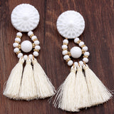 Tassel earrings - WOMONA.COM