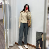 Loose pullover casual bottoming shirt - WOMONA.COM