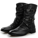 Men's High-top Leather Dr Martens Boots