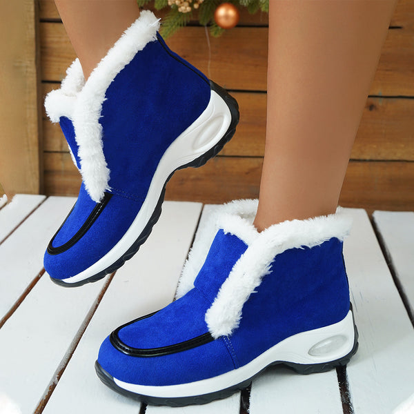 Winter Shoes For Women Air-cushion Sole Snow Boots - WOMONA.COM