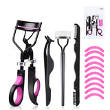 Semi-arc Steel Tooth Brow Groomer Eyelash Curler - WOMONA.COM