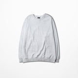 Loose cotton crew neck sweater