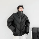 Loose Thick Leather Cotton-padded Coat