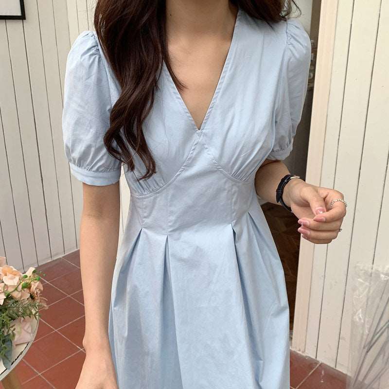 Fashion Personalized Mid-length Dress Women - WOMONA.COM