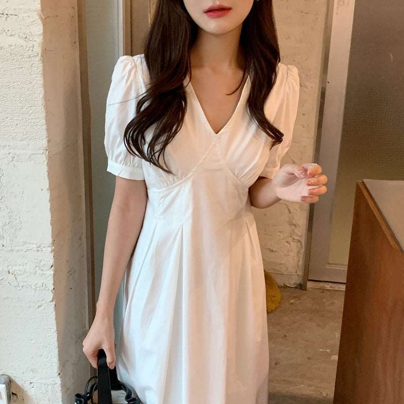 Fashion Personalized Mid-length Dress Women - WOMONA.COM