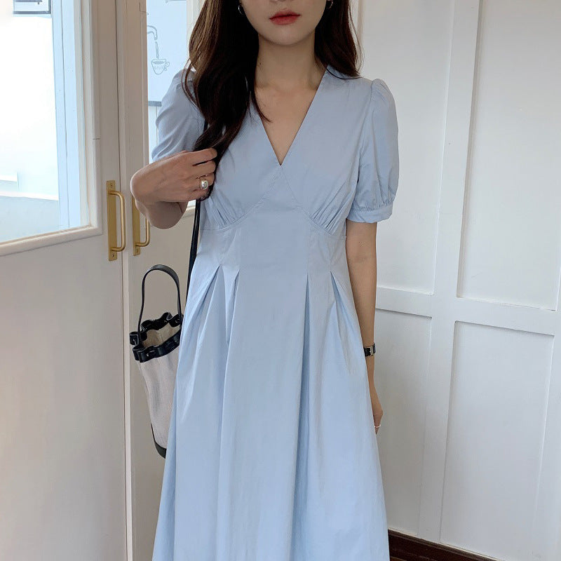 Fashion Personalized Mid-length Dress Women - WOMONA.COM