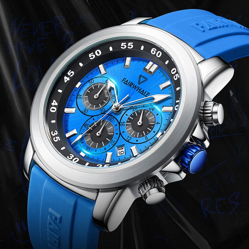 Three Eyes And Six Needles Multifunctional Daytona Watch - WOMONA.COM