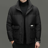 High Sense Stand-up Collar Down Jacket Men's Winter - WOMONA.COM