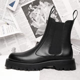 Botas Dr. Martens con forro polar de invierno para hombre, estilo coreano