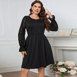 Dress Sexy Long Sleeve Autumn New Plus Size Women's Clothes - WOMONA.COM