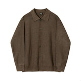 Men's Korean-style Loose Outer Wear Long-sleeved Sweater - WOMONA.COM