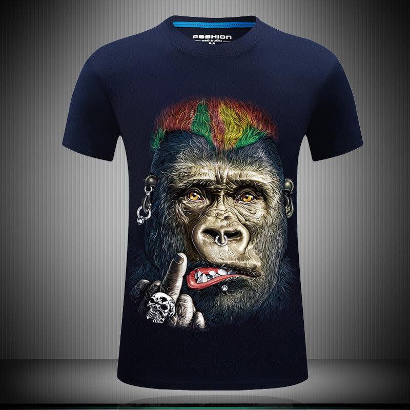 3D short sleeve T-shirt men - WOMONA.COM