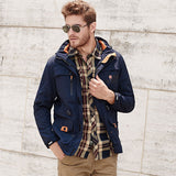 Spring thin Jacket jacket Men's casual outdoor - WOMONA.COM