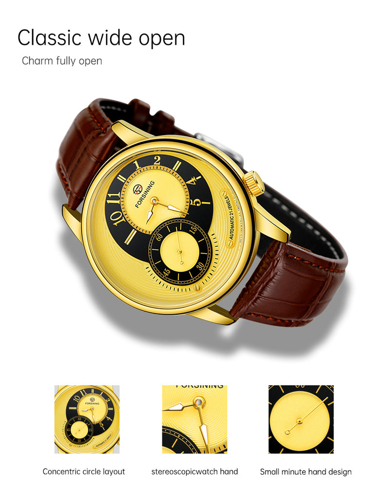 Men's Fashion Casual Automatic Mechanical Watch - WOMONA.COM