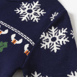 Pullover Knitwear Girls' Christmas Elk Sweater - WOMONA.COM