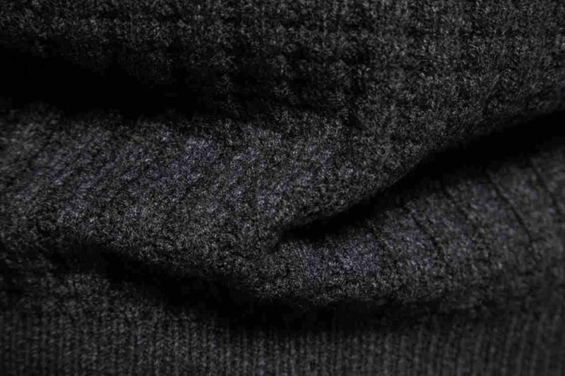 Men's Knitwear Solid Color Round Neck Fashion Sweater - WOMONA.COM