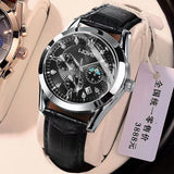 Automatic Movement Calendar Waterproof Luminous Watch - WOMONA.COM