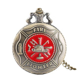 Fire Sign Quartz Flip Commemorative Pocket Watch - WOMONA.COM