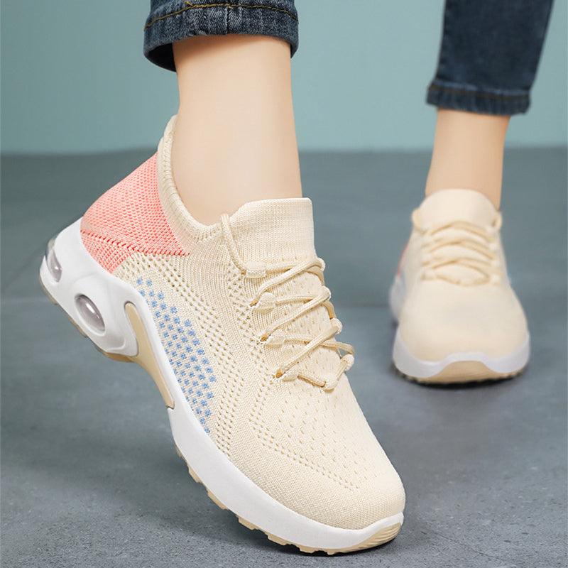 Lace-up Air Cushion Sneakers Women - WOMONA.COM
